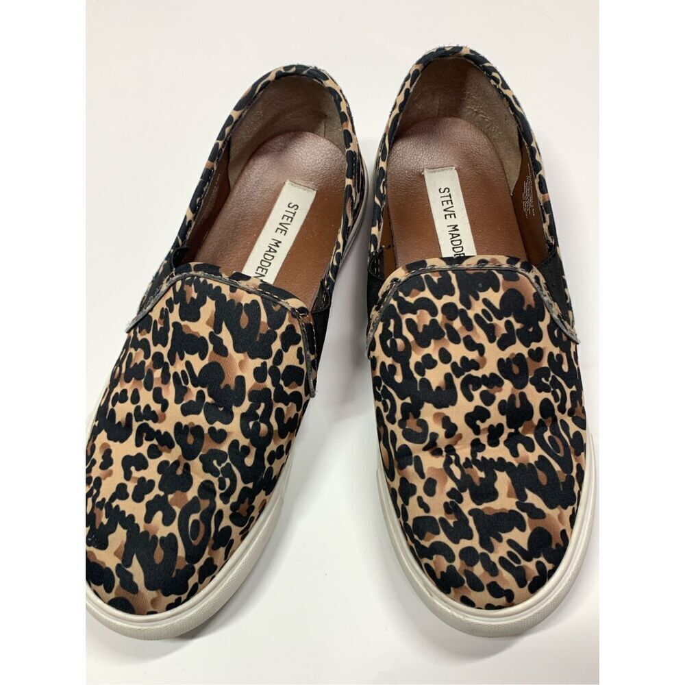 Steve Madden Leopard Print Symba Slip On Shoe Siz… - image 2